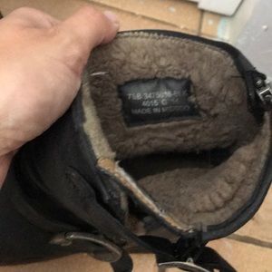 frye shearling lined boots